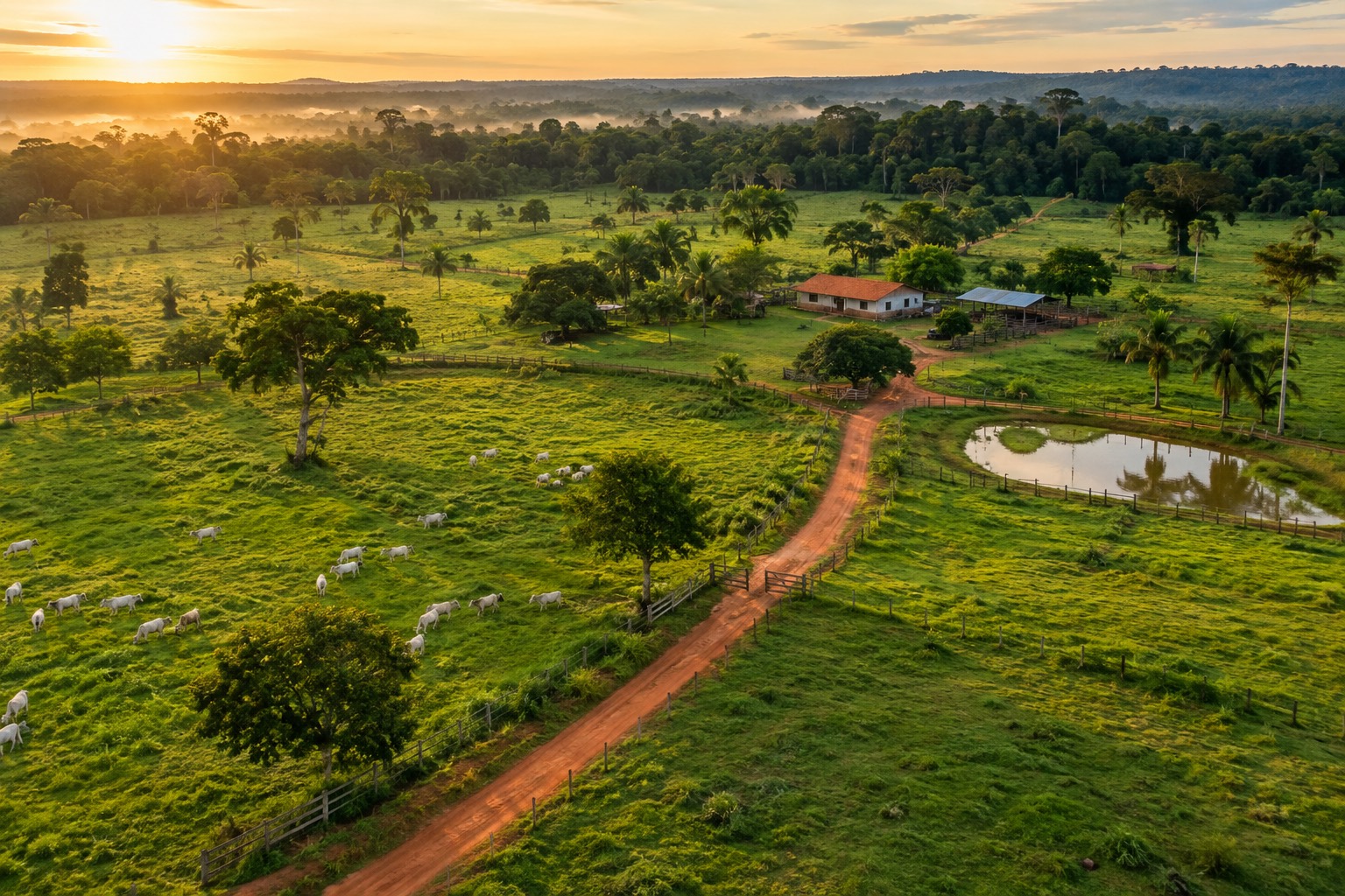Propriedade rural atendida pelo KM Agro